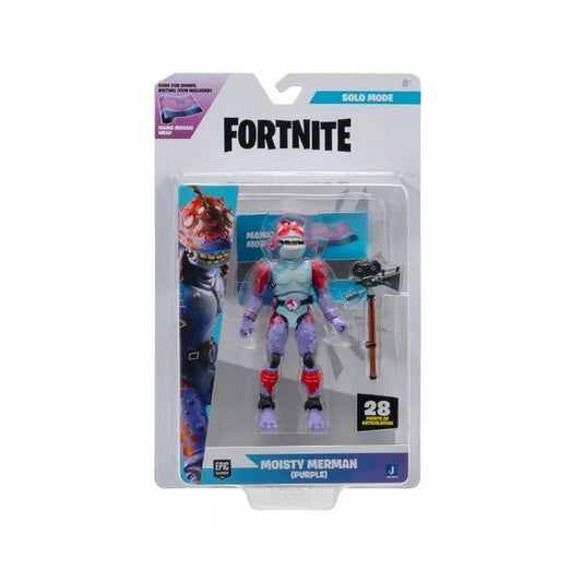 Fortnite Moisty Merman Solo Mode - 4-Inch Articulated Figure with Director's Cut Accessory and Code for Bonus Virtual Item