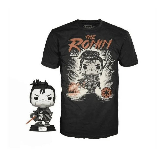 Funko POP! and Tee Star Wars The Ronin with Size Medium T-Shirt Collectors Box Exclusive