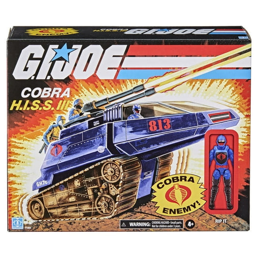 G.I. Joe Retro Collection Cobra H.I.S.S. III Toy Vehicle and Action Figure