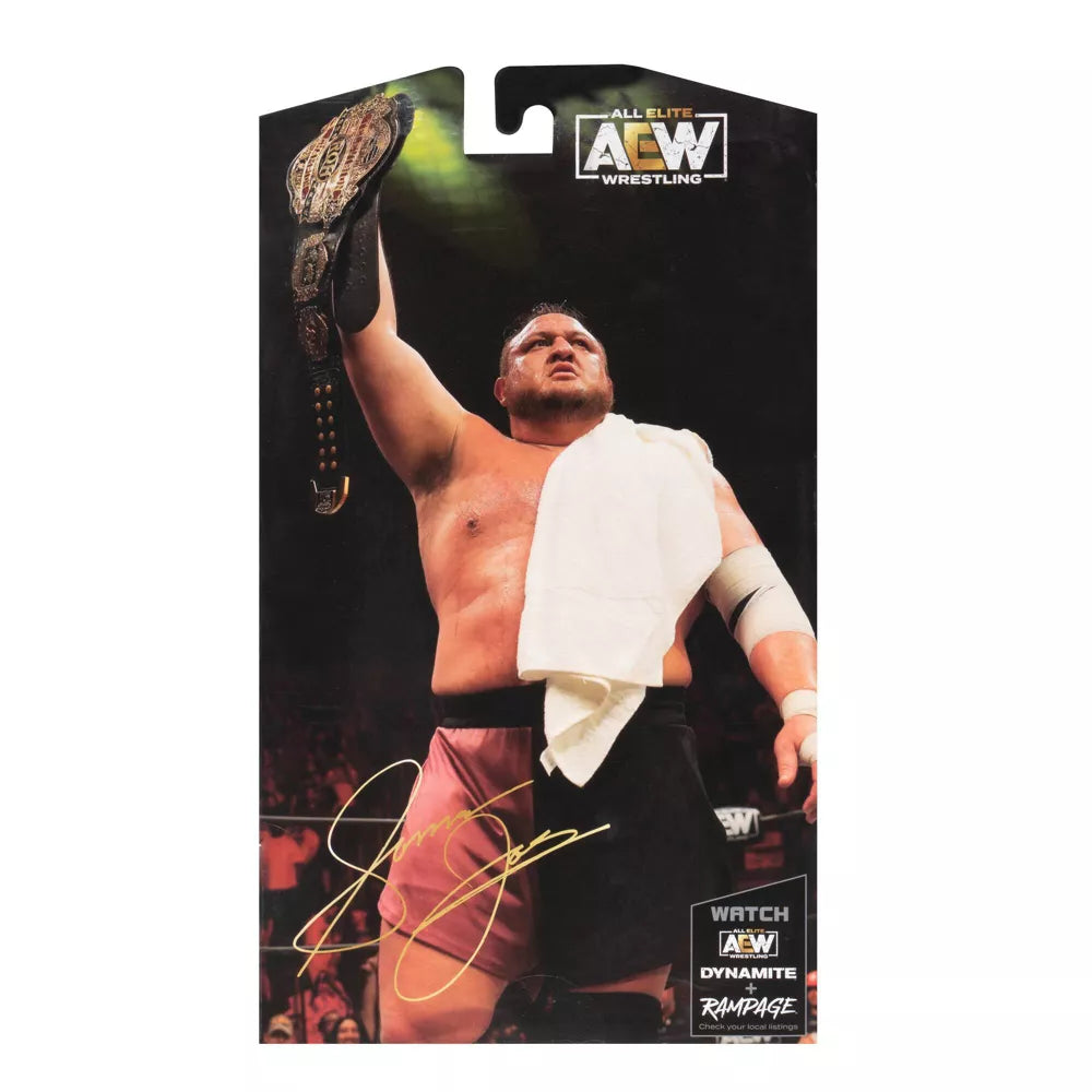 AEW All Elite Wrestling Unrivaled Collection Samoa Joe Action Figure