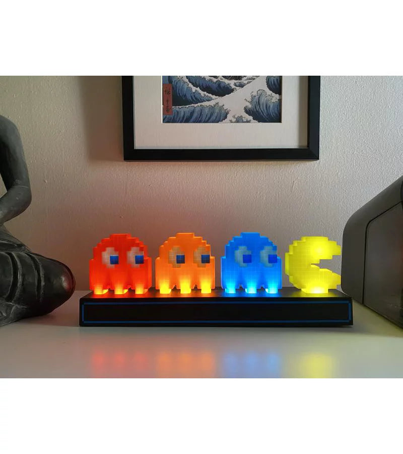 Pac-Man and Ghost Icons LED Light