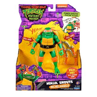 TMNT Ninja Turtles Mutant Mayhem - Michelangelo Shouts 6 Inch Action Figure Figurine