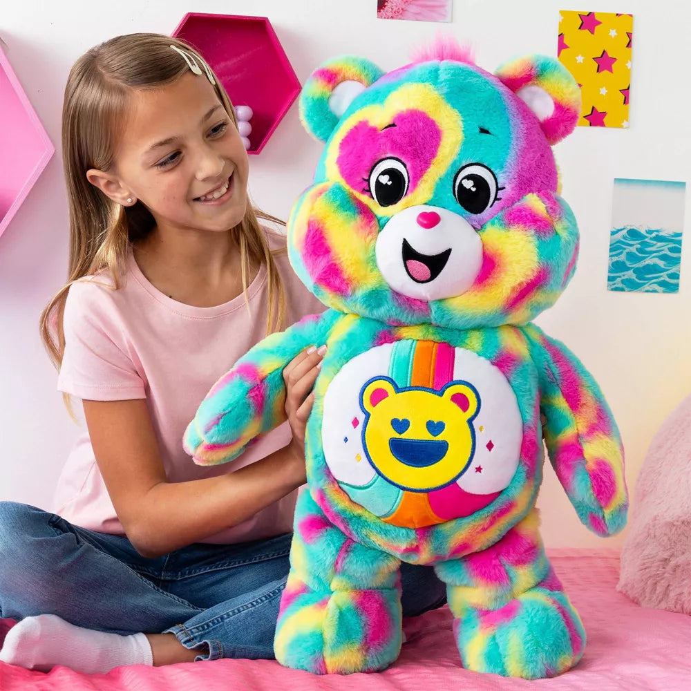 Care Bears Good Vibes Bear Jumbo Plush