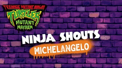 TMNT Ninja Turtles Mutant Mayhem - Michelangelo Shouts 6 Inch Action Figure Figurine