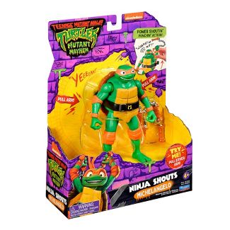 TMNT Ninja Turtles Mutant Mayhem - Michelangelo Shouts 6 Inch Action Figure Figurine