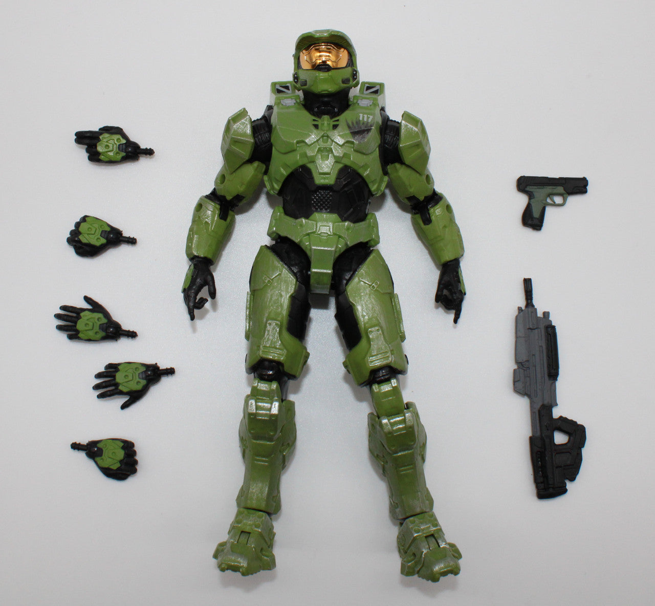 HALO 6.5" The Spartan Collection Master Chief with SMG x 2