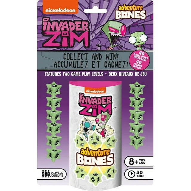 Invader Zim Adventure Bones Dice Game