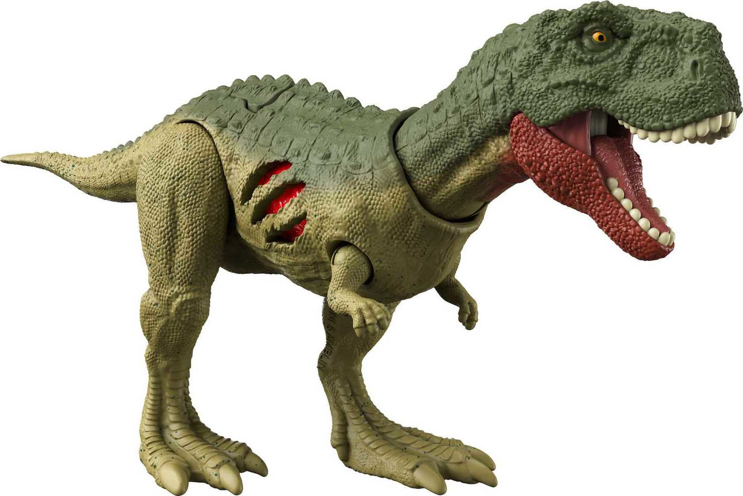 Jurassic World Dominion Extreme Damage Quilmesau Dinosaur Action Figure Toy, Battle Play