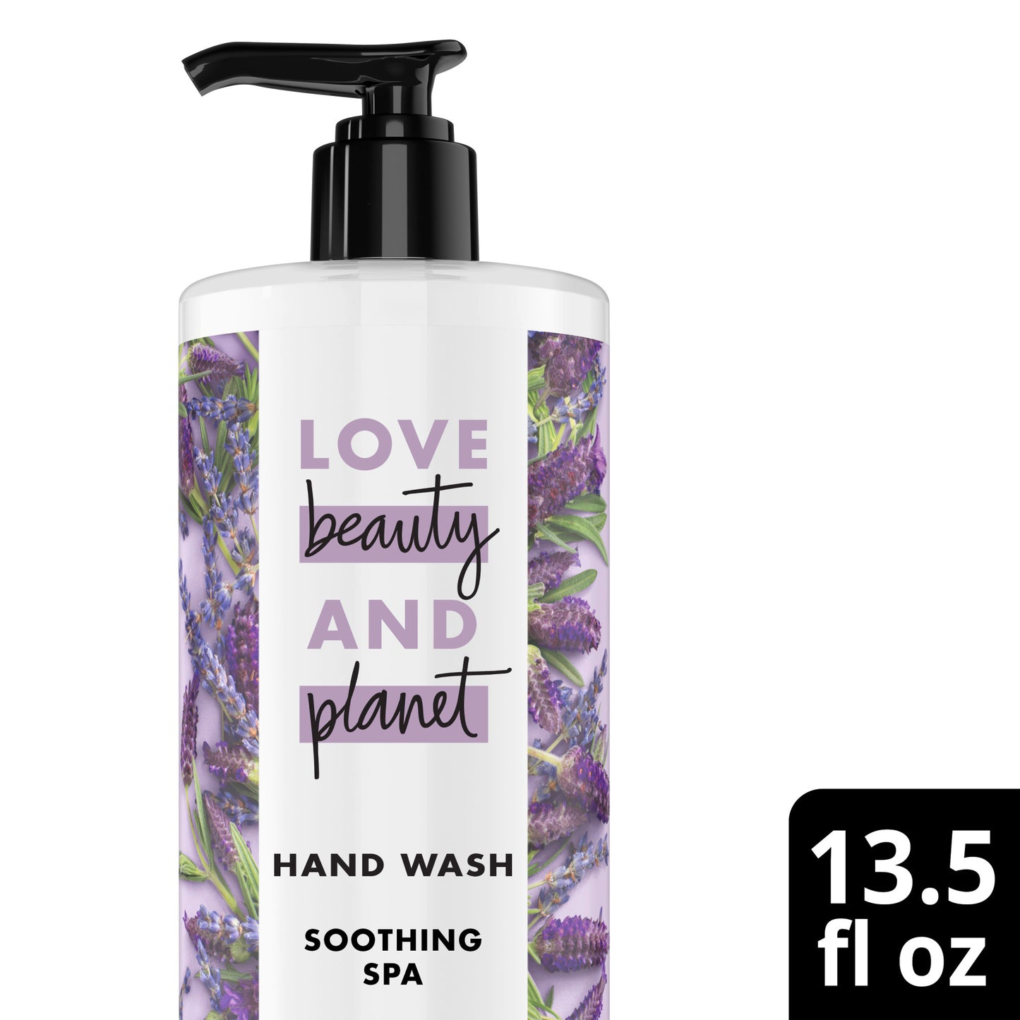 Love Beauty & Planet Soothing Spa Hand Soap Argan Oil & Lavender 13.5 oz