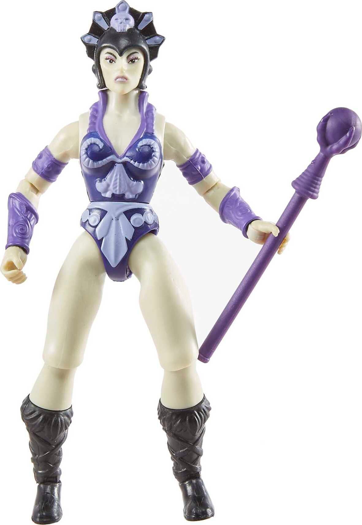 Masters of the Universe Origins 5.5-in Evil-Lyn Action Figure, Battle Figure for Storytelling Play and Display