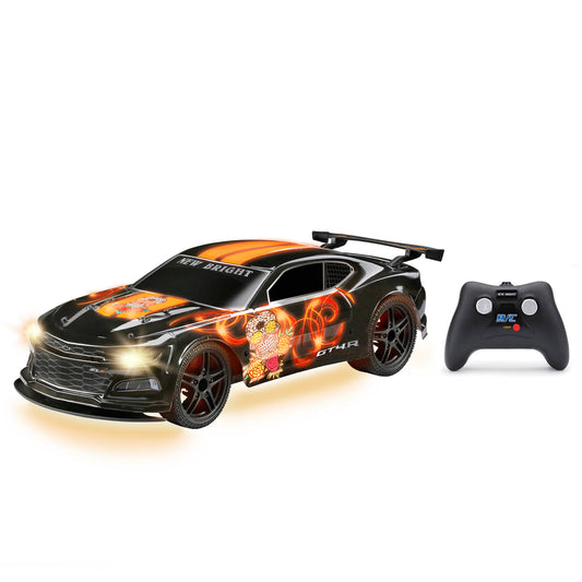 New Bright (1:12) Glow FX Camaro GT4.R Battery Radio Control Black Car, 61226U Child