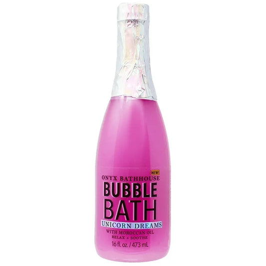 Onyx Bathhouse Unicorn Dreams Foaming Bubble Bath - Honey and Pear, 16oz. Bottle