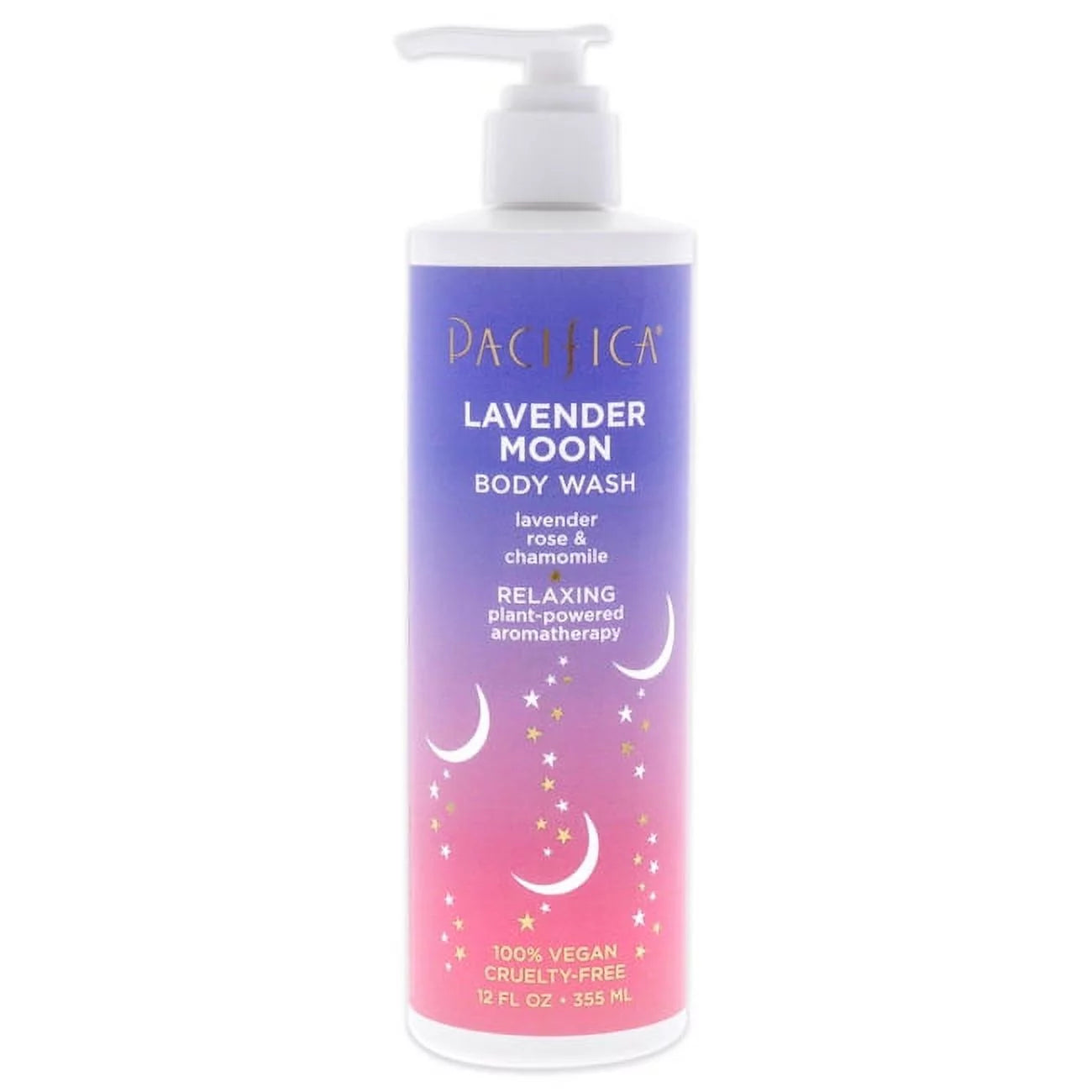 Pacifica Body Wash - Lavender Moon , 12 oz Body Wash