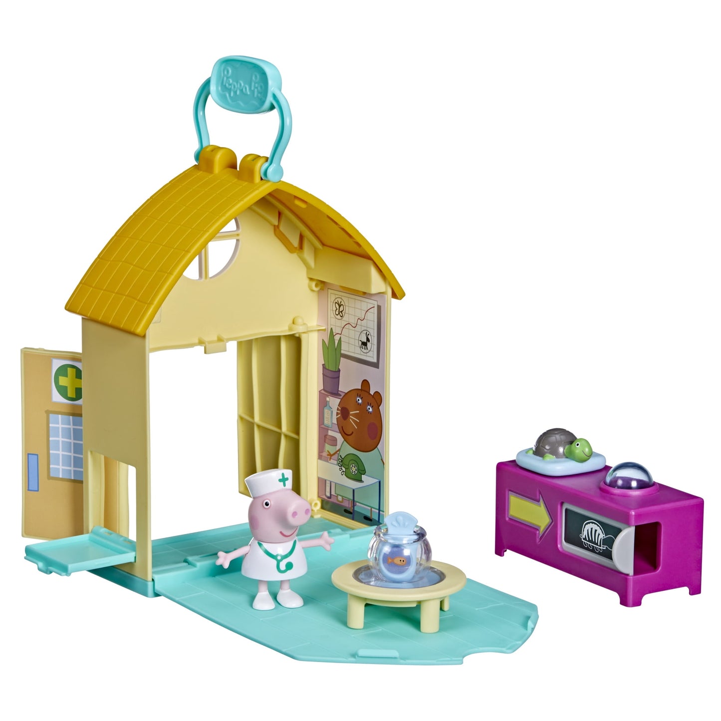 Peppa Pig Peppa’s Adventures Peppa Visits the Vet Fun Preschool Playset