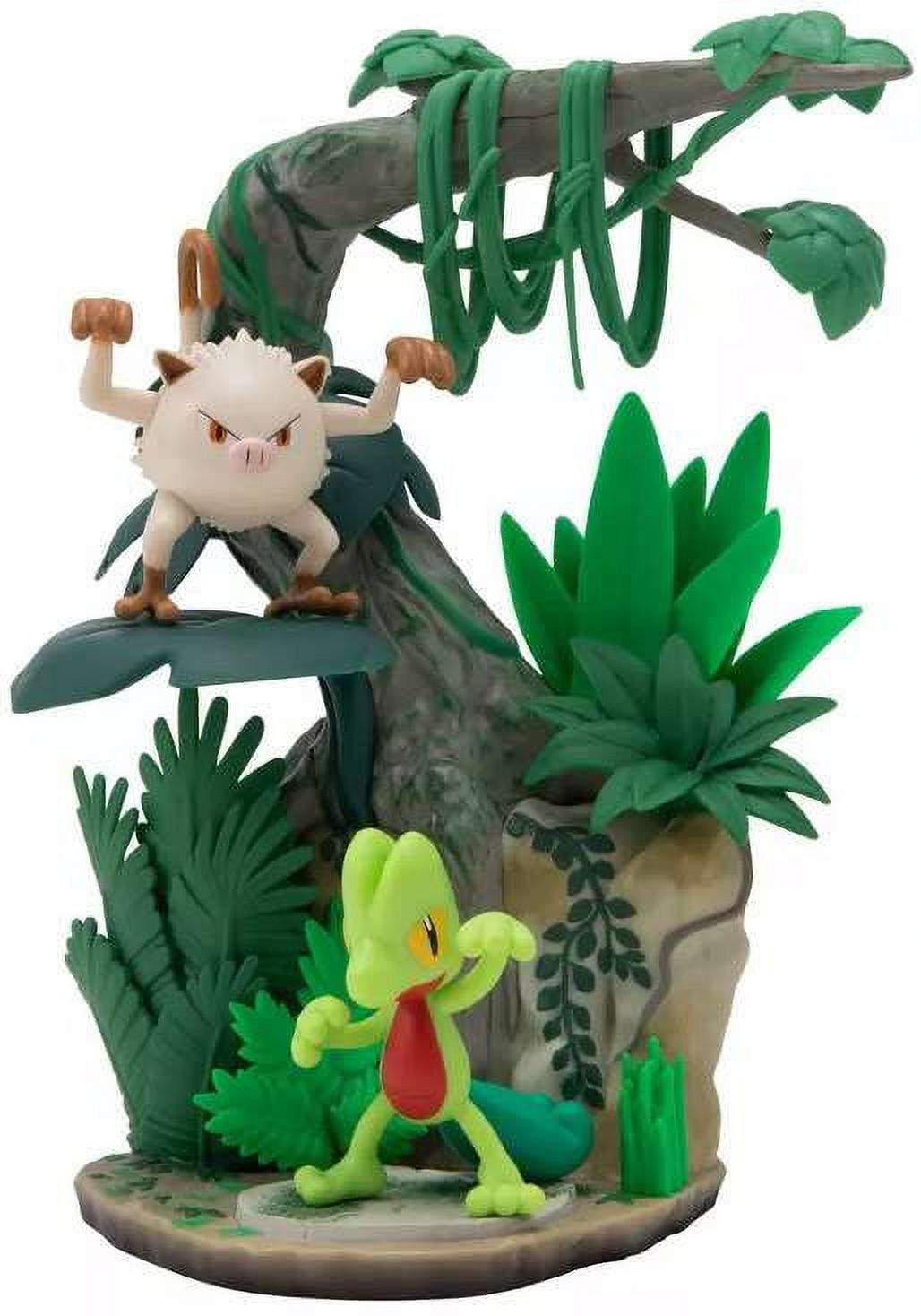 Pokemon Select Series Mankey & Treecko Wild Jungle Enviroment & Figure Display Pack