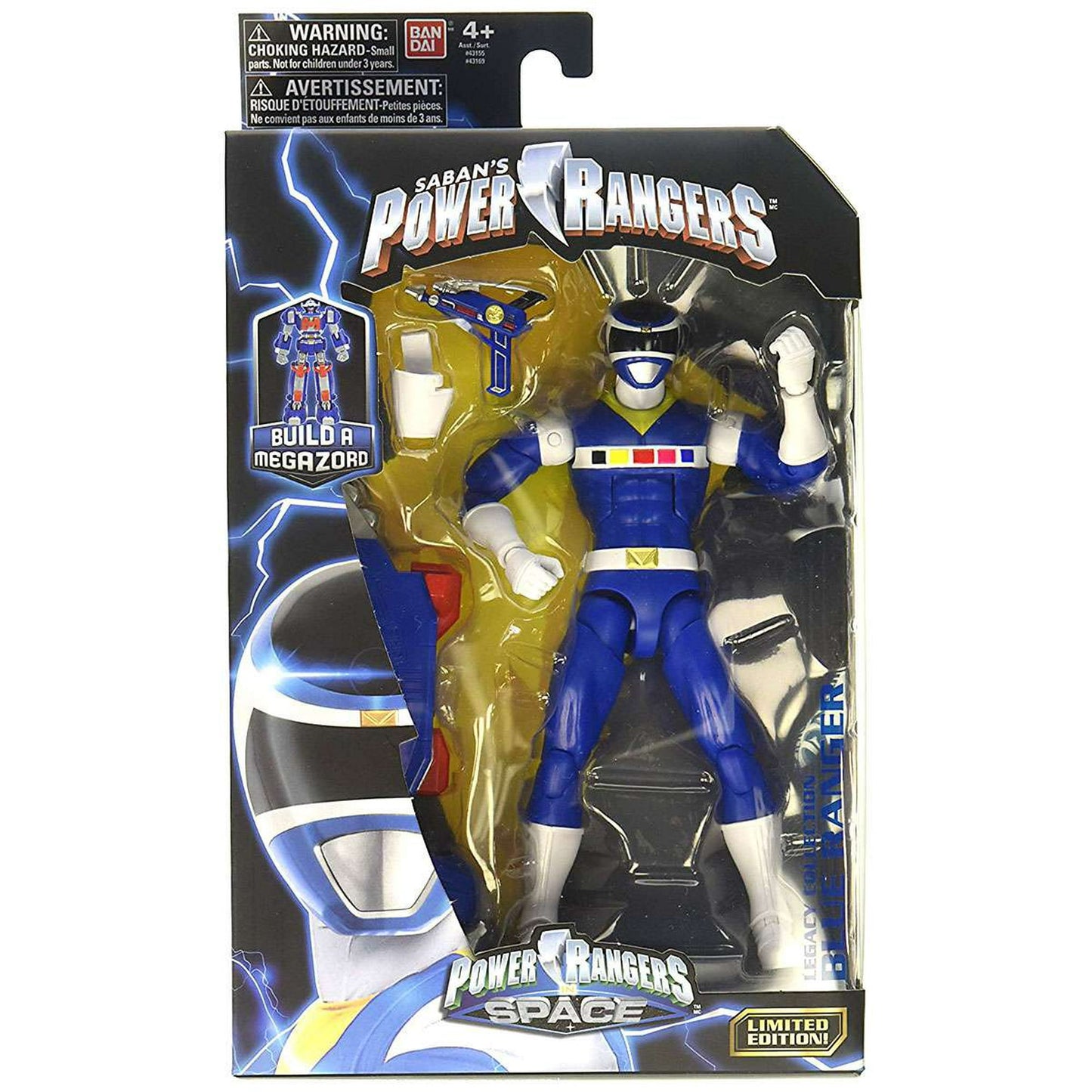 Power Rangers in Space 6.5" Blue Ranger Legacy Figure