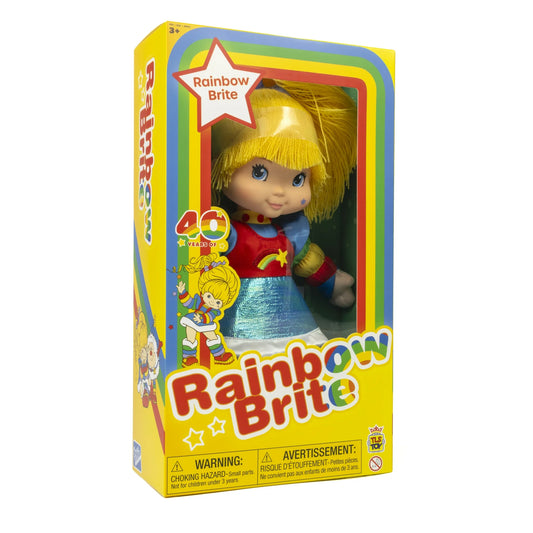 Rainbow Brite 12" Threaded Hair Plush Doll, Children Ages 3+