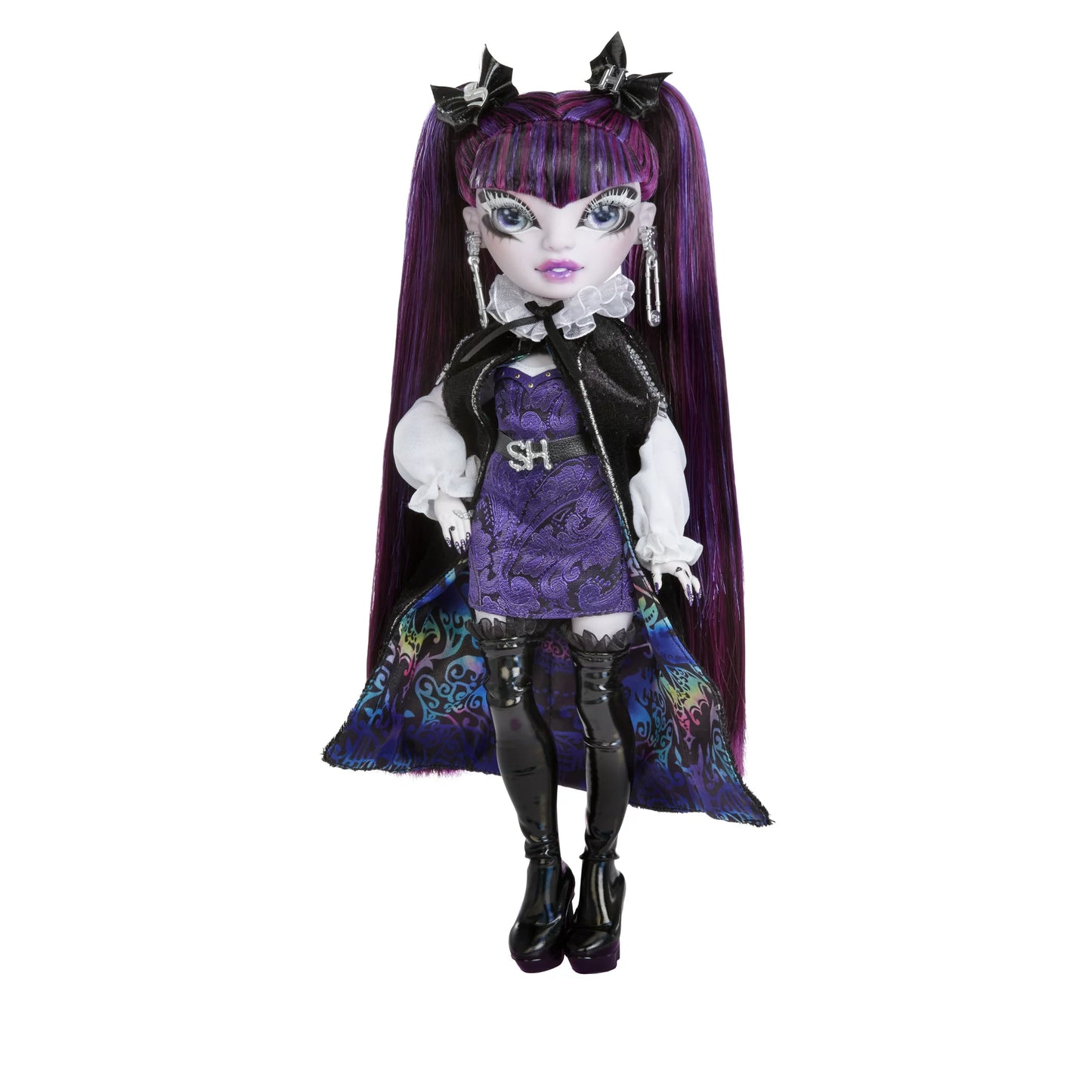 Rainbow Vision COSTUME BALL Shadow High ? Demi Batista (Purple) Fashion Doll. 11 inch Bat themed Costume and Accessories. Toys for Kids, Great Gift for Kids 6-12 Years Old & Collectors