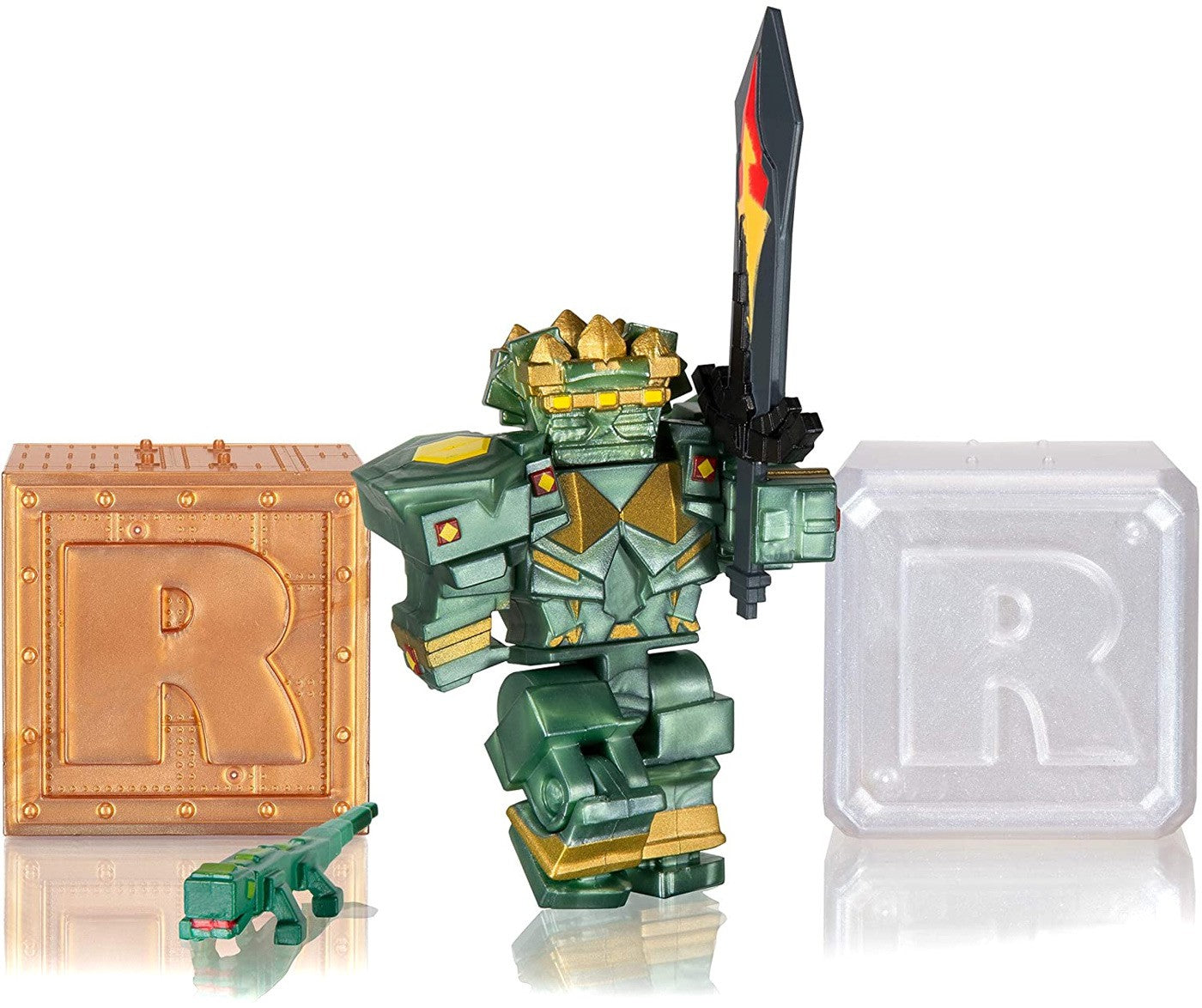 Roblox Action Collection - Fantastic Frontier: Guardian Set + Two Mystery Figure Bundle [Includes 3 Exclusive Virtual Items]