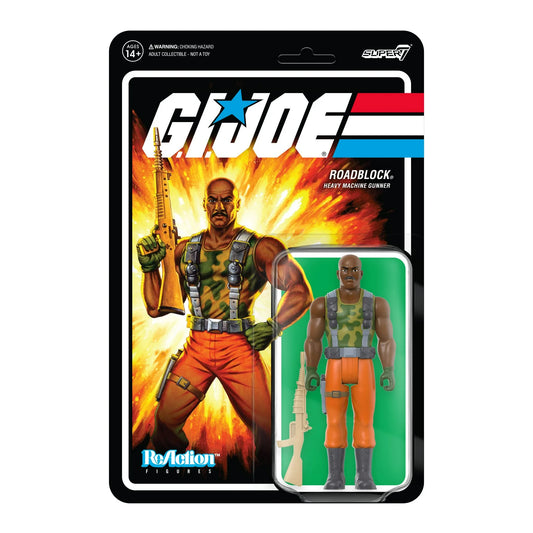 Super7 G.I. Joe Roadblock 3.75 in Reaction Figure