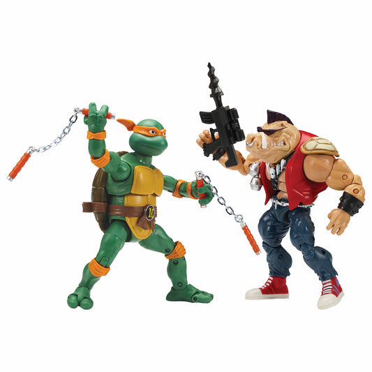 TMNT Mikey Vs. Bebop 2Pk