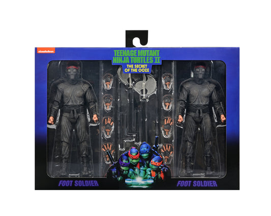 Teenage Mutant Ninja Turtles 2: Secret of the Ooze - 7" Scale Action Figure - Foot Soldier 2 Pack