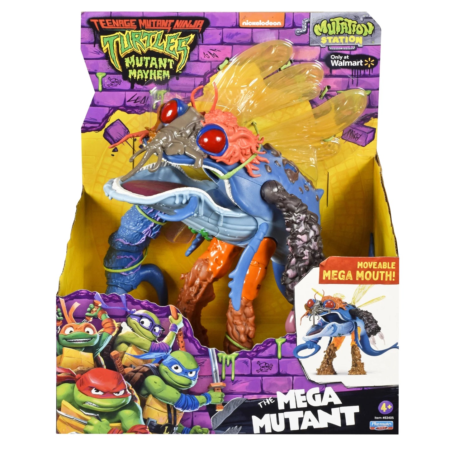 Teenage Mutant Ninja Turtles: Mutant Mayhem 10" Giant Megamutant Figure by Playmates Toys