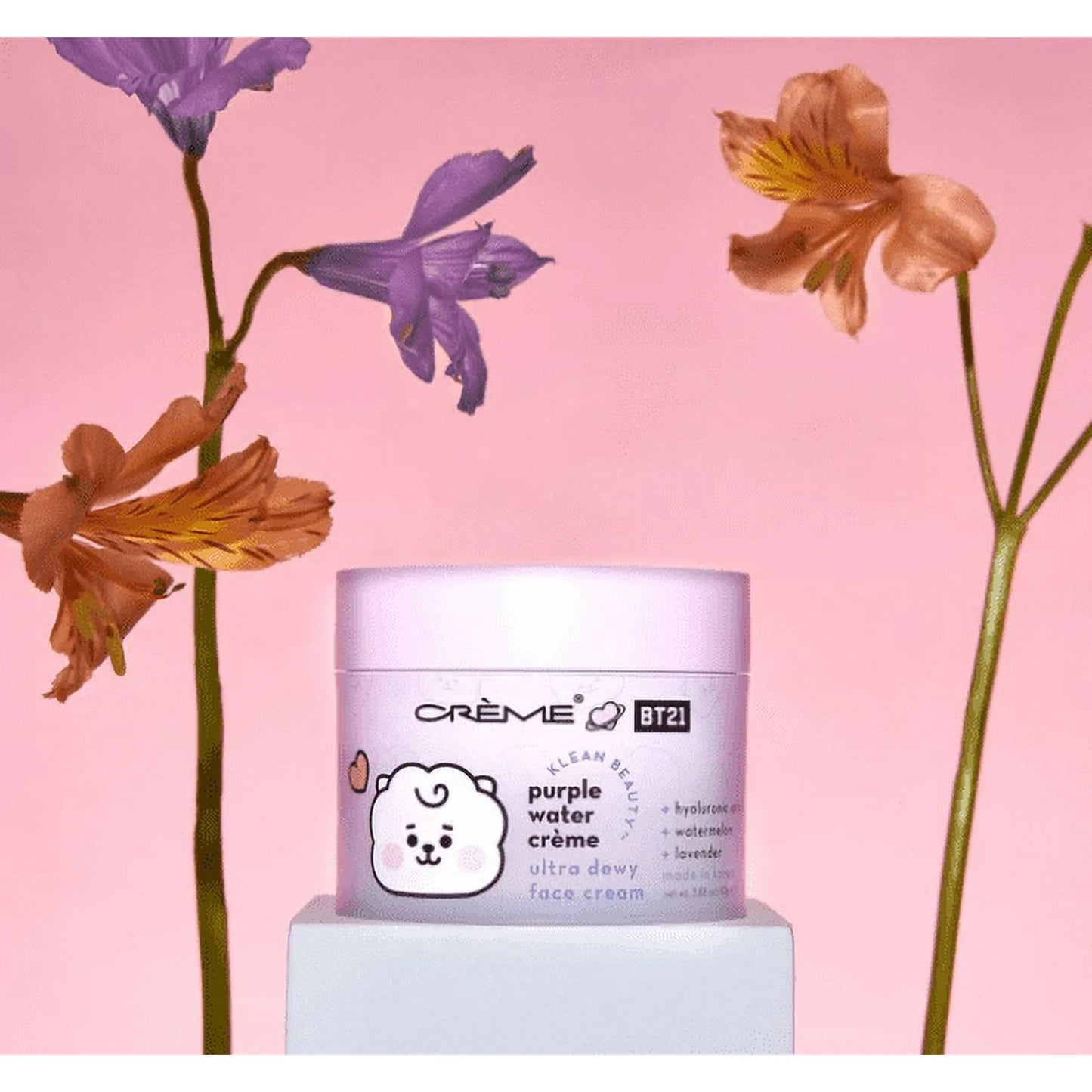 The Creme Shop x BT 21 RJ Purple Water Crème - Klean Beauty