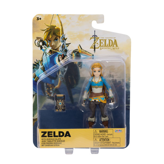 The Legend of Zelda Breath of the Wild Zelda 4 inch Action Figure with Sheikah Slate