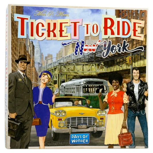 Ticket to Ride: New York City Strategy Board Game for ages 8 and up, from Asmodee