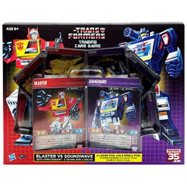 Transformers Blaster VS Soundwave Trading Card Game