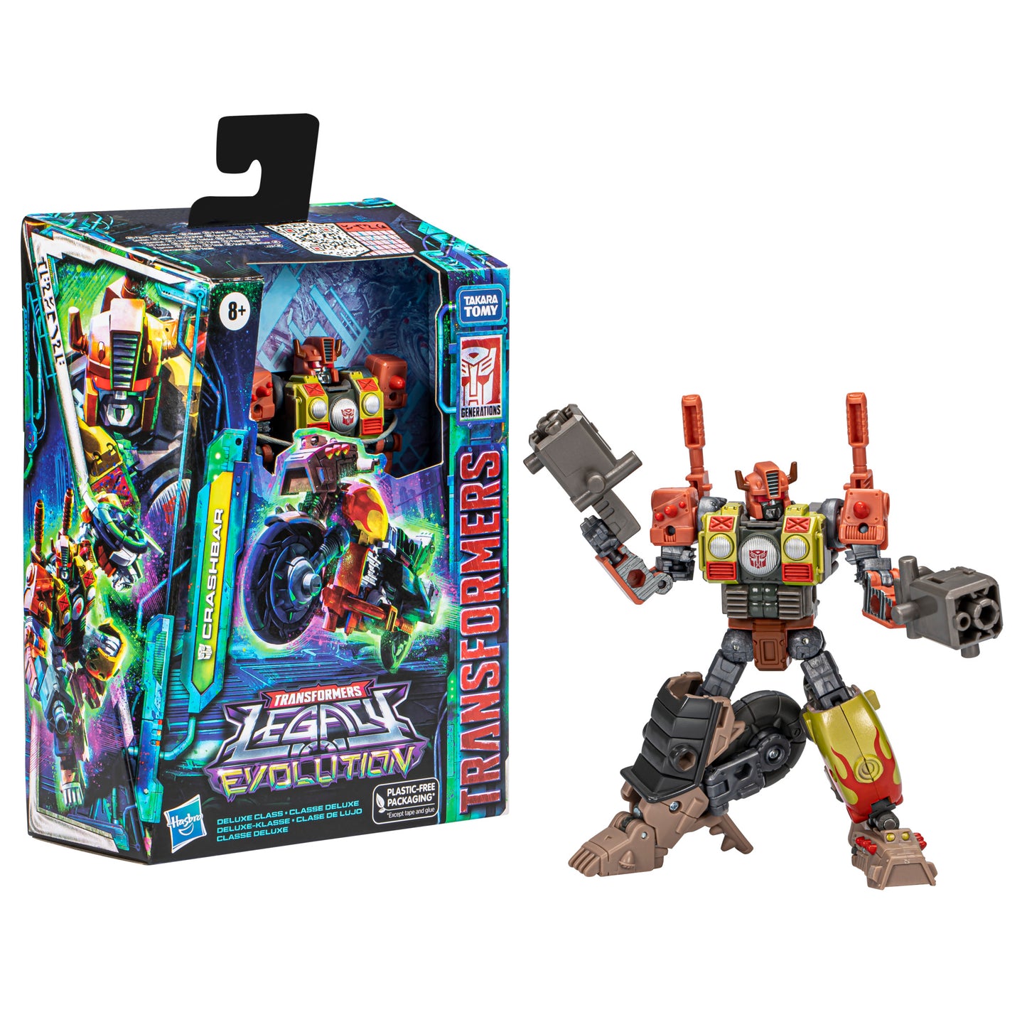 Transformers: Legacy Evolution Crashbar Kids Toy Action Figure for Boys and Girls Ages 8 9 10 11 12 and Up (5.5”)