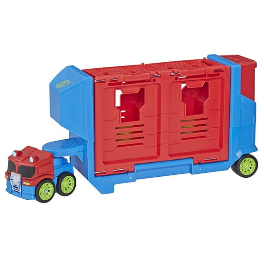 Transformers Rescue Bots Academy Flip Racers Optimus Prime Trailer