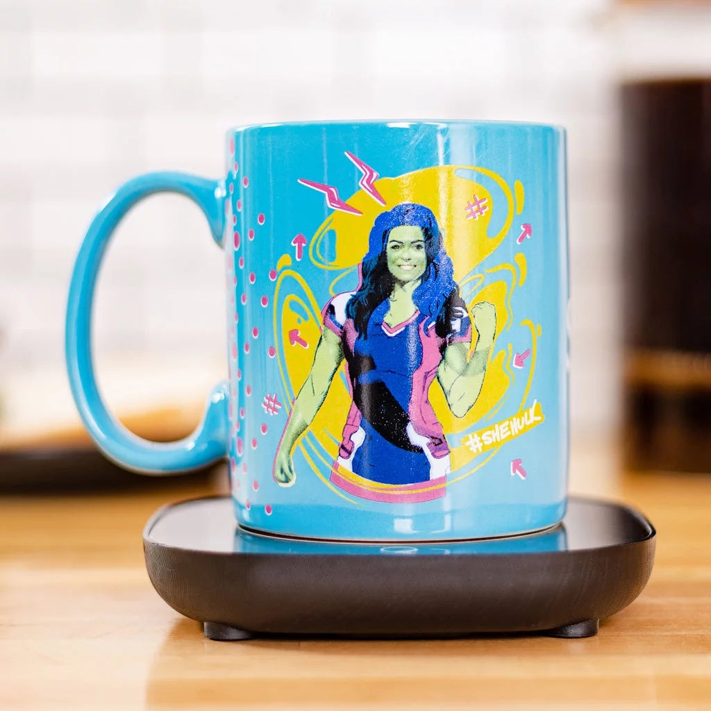 Uncanny Brands Marvel's She Hulk Mug Warmer with Mug