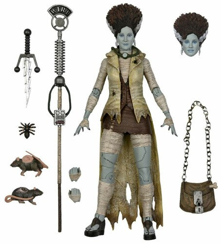 NECA - Universal Monsters vs TMNT - April as the Bride of Frankenstein Ultimate 7" Action Figure, Neca, Gifts