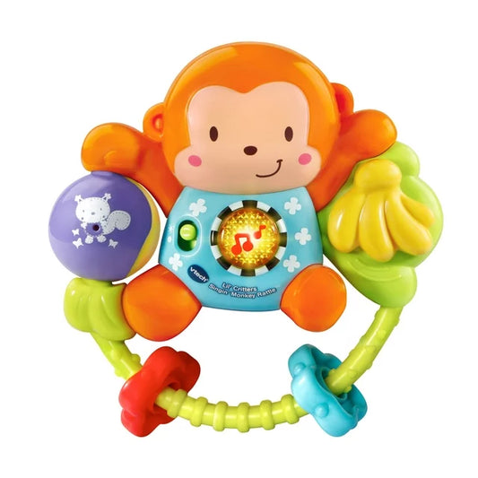 VTech Lil' Critters Singin' Monkey Rattle, Electronic Baby Rattle