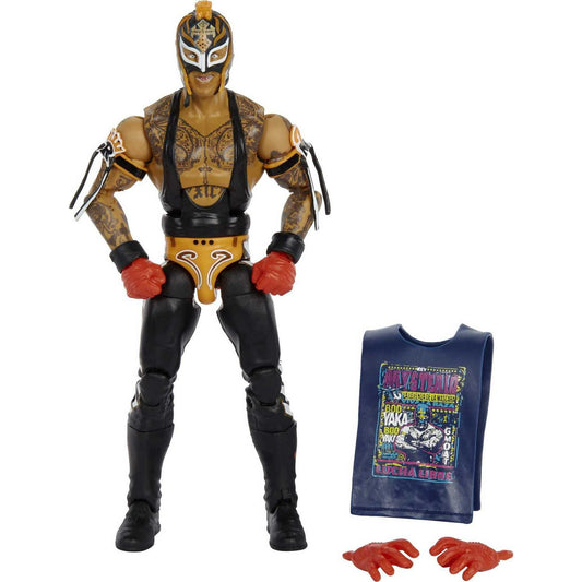 WWE Rey Mysterio Elite Collection Action Figure with Themed Accessories