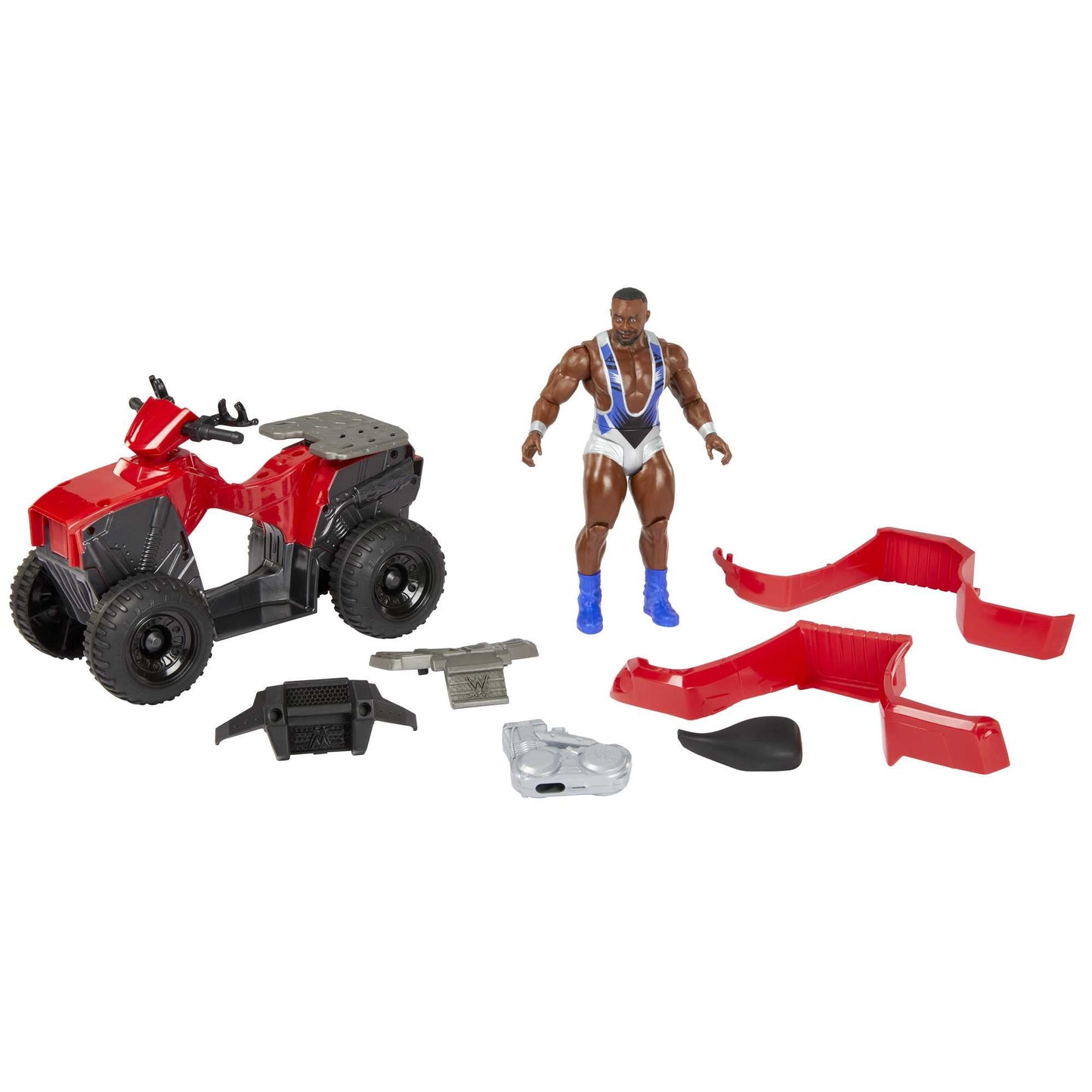 WWE Wrekkin' Slam 'n Spin ATV Breakaway Vehicle with WWE Big E Action Figure (6-inch)