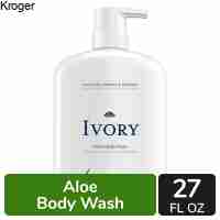 Ivory Mild and Gentle Liquid Body Wash, Aloe Scent, 27 oz