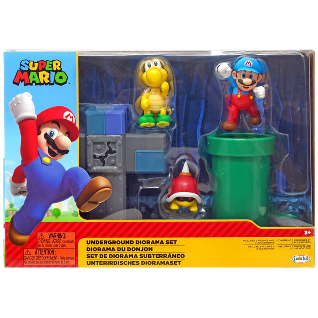 World of Nintendo Super Mario Underground Diorama Set