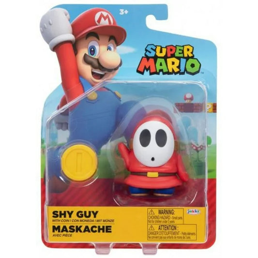 SUPER MARIO 4INCH Shy Guy with Coin