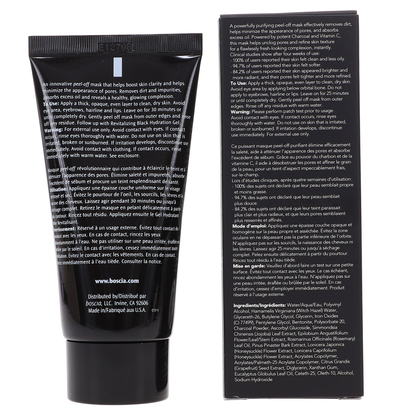 boscia Luminizing Black Charcoal Mask, 2.8 oz.