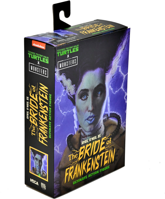 NECA - Universal Monsters vs TMNT - April as the Bride of Frankenstein Ultimate 7" Action Figure, Neca, Gifts