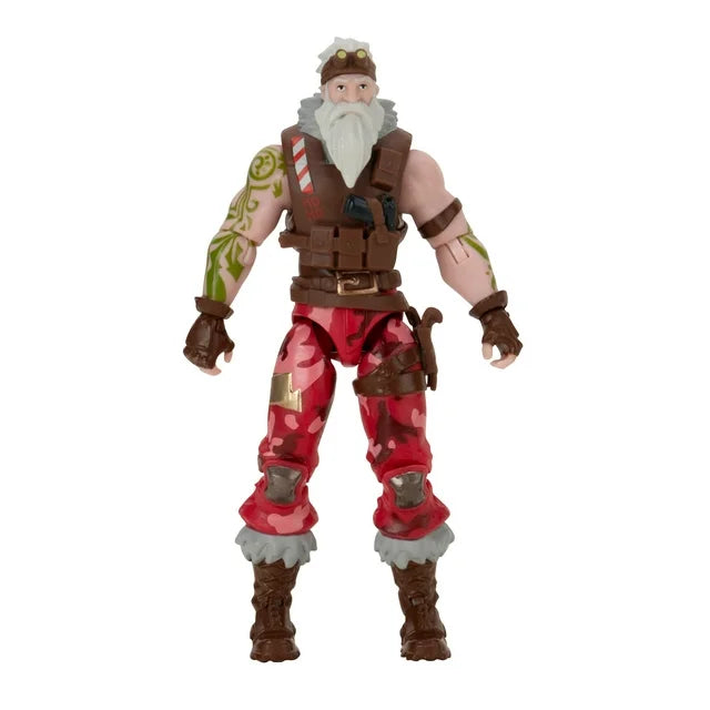 Fortnite Sgt. Winter Solo Mode - 4 inch Articulated Figure with Snow Globe Accessory and Code for Bonus Virtual Item