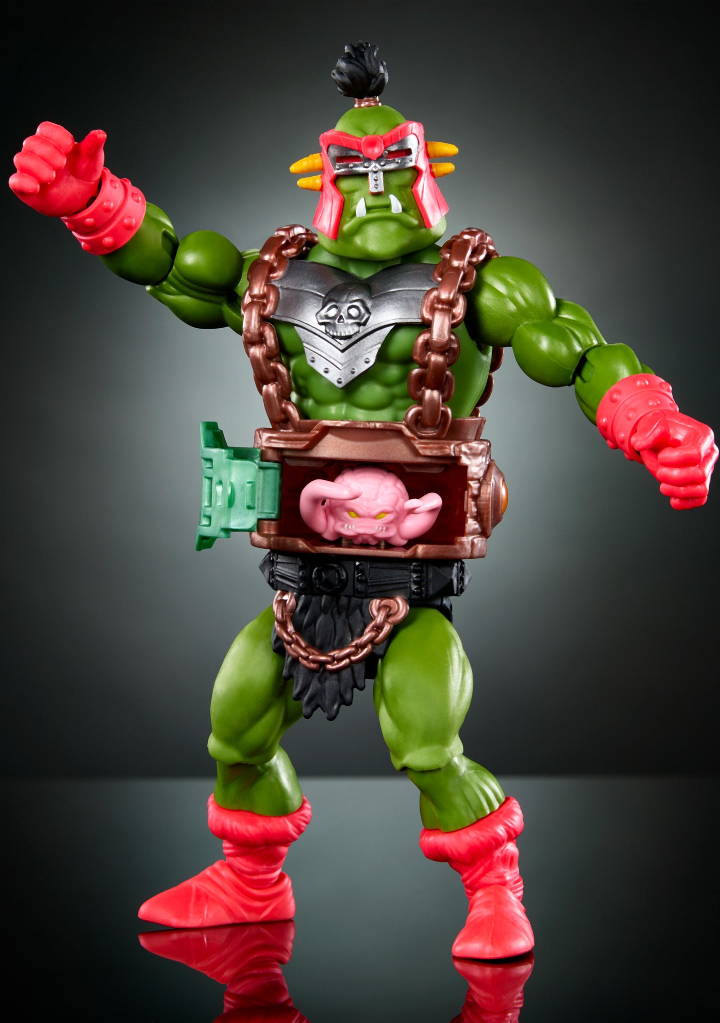 Masters of the Universe Origins Turtles of Grayskull Oversized Krang Action Figure Toy