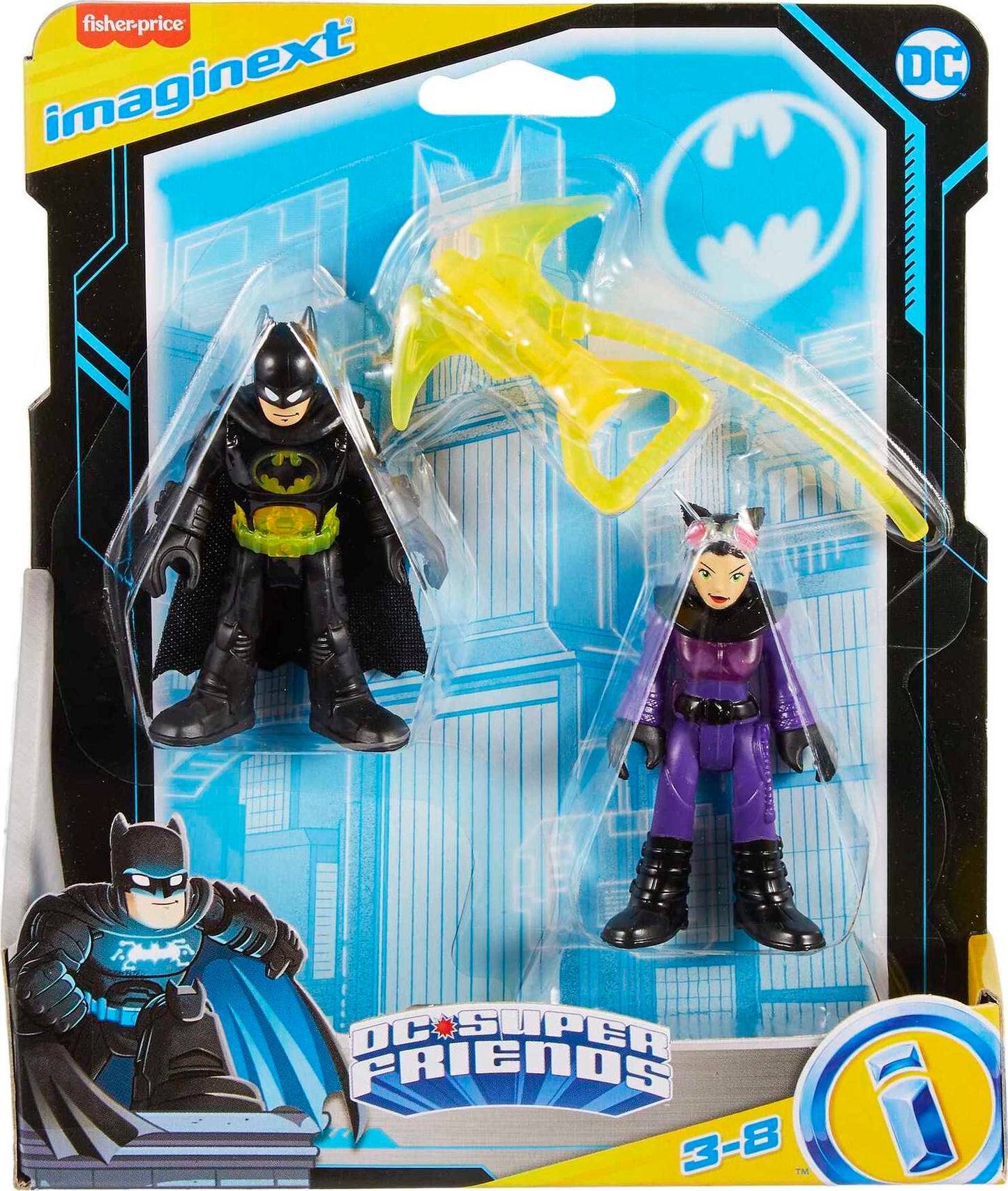 Imaginext DC Super Friends Batman & Catwoman Figure Set