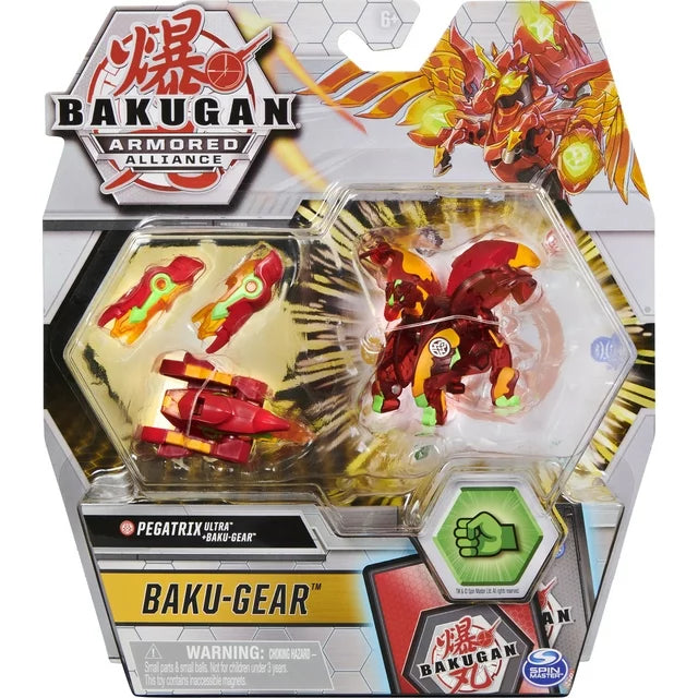 Bakugan Ultra  Pegatrix with Transforming Baku-Gear  Armored Alliance 3-inch Tall Collectible Action Figure