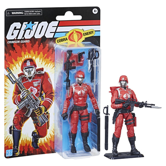 G.I. Joe: Cobra Enemy Crimson Guard Kids Toy Action Figure for Boys and Girls Ages 4 5 6 7 8 and Up (6”)