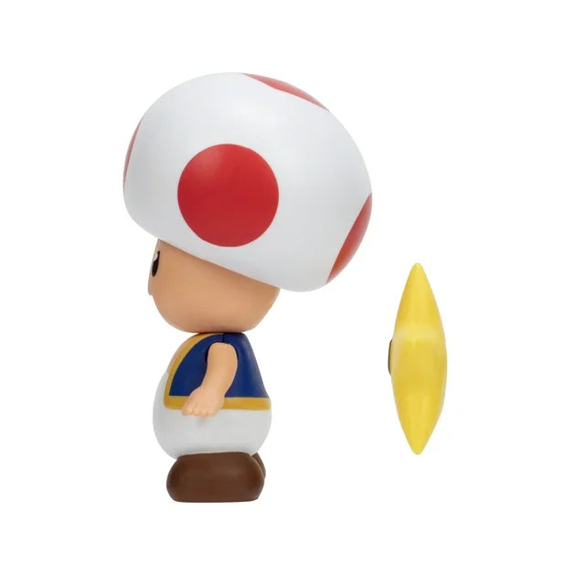 Super Mario 4" Figure - Toad with Star