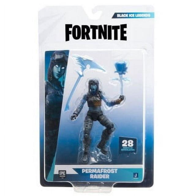 Fortnite Black Ice Legends Permafrost Raider Action Figure